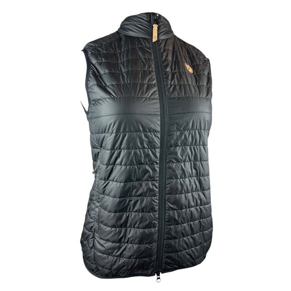 *Read* Fjallraven Abisko Padded Vest Lightweight Zip Puffer Black Women's Medium - Picture 13 of 14